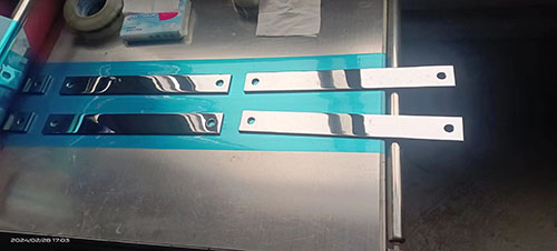 Aluminum target plate