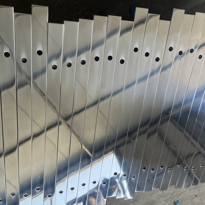Aluminium target plate